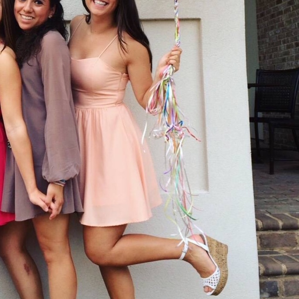 Forever 21 peach dress